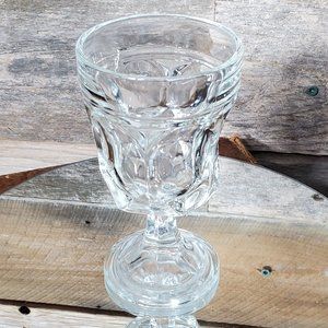 Fairfield Clear by Anchor Hocking - Wine Glass - Vintage 70's.